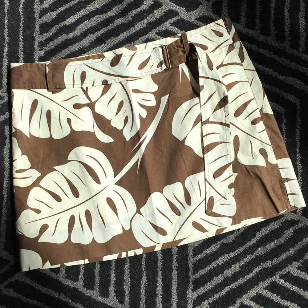 BCBG Tropical Mini Skirt